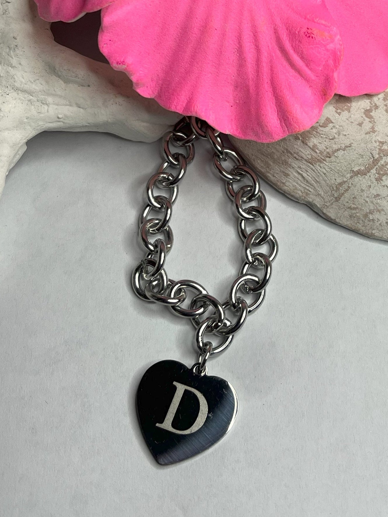 Bracciale Chain Heart Letter