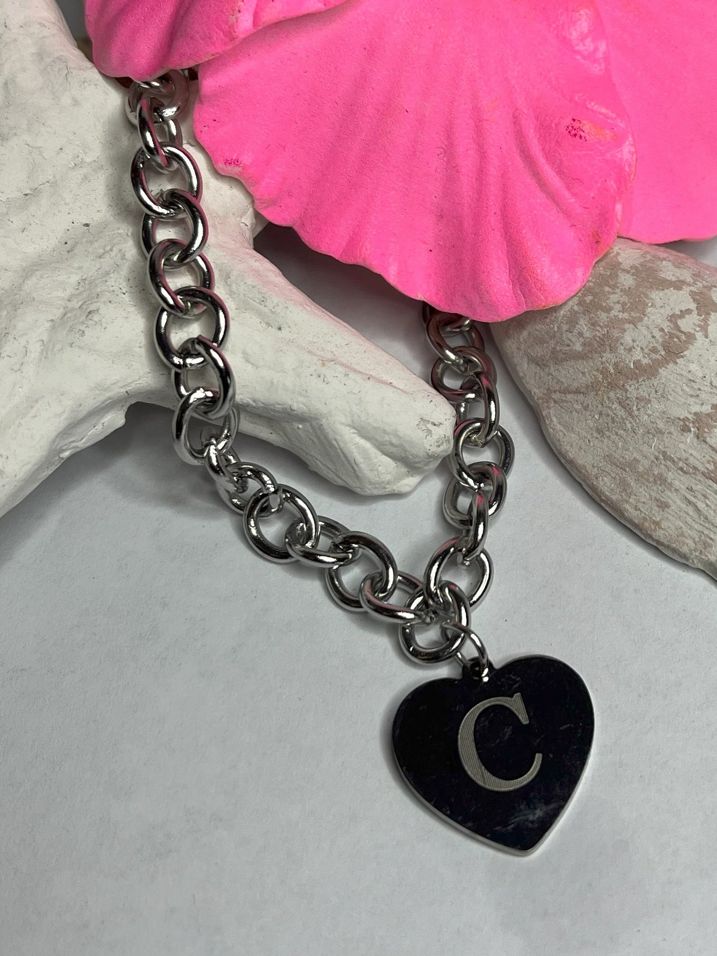 Bracciale Chain Heart Letter