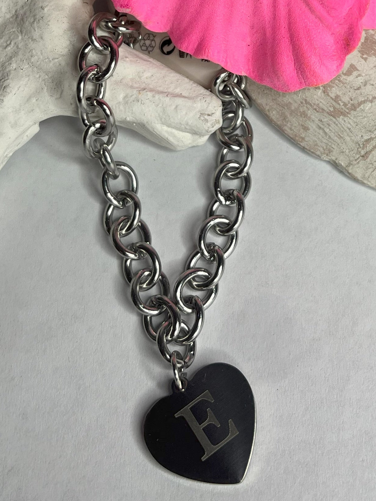 Bracciale Chain Heart Letter
