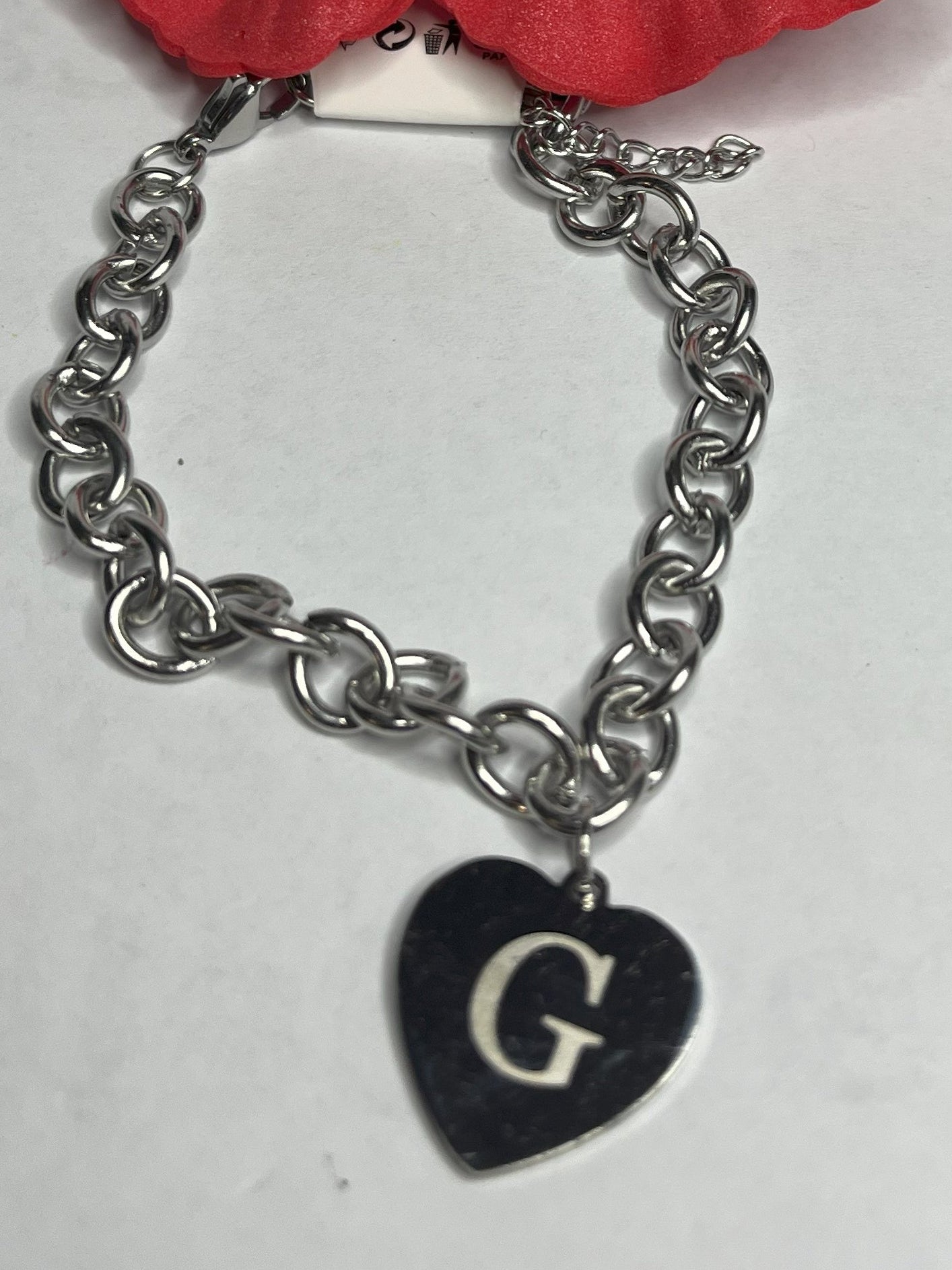 Bracciale Chain Heart Letter