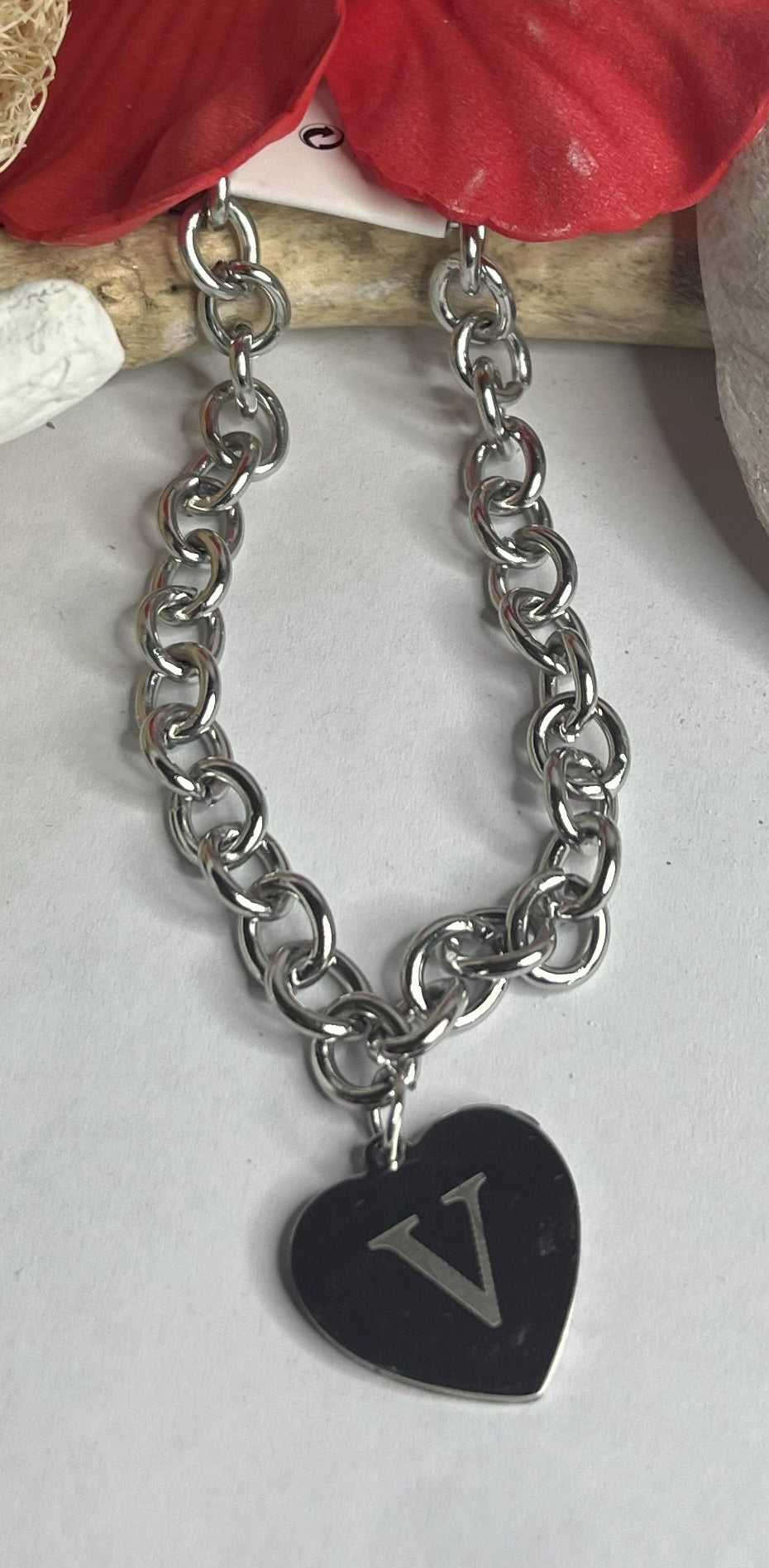 Bracciale Chain Heart Letter