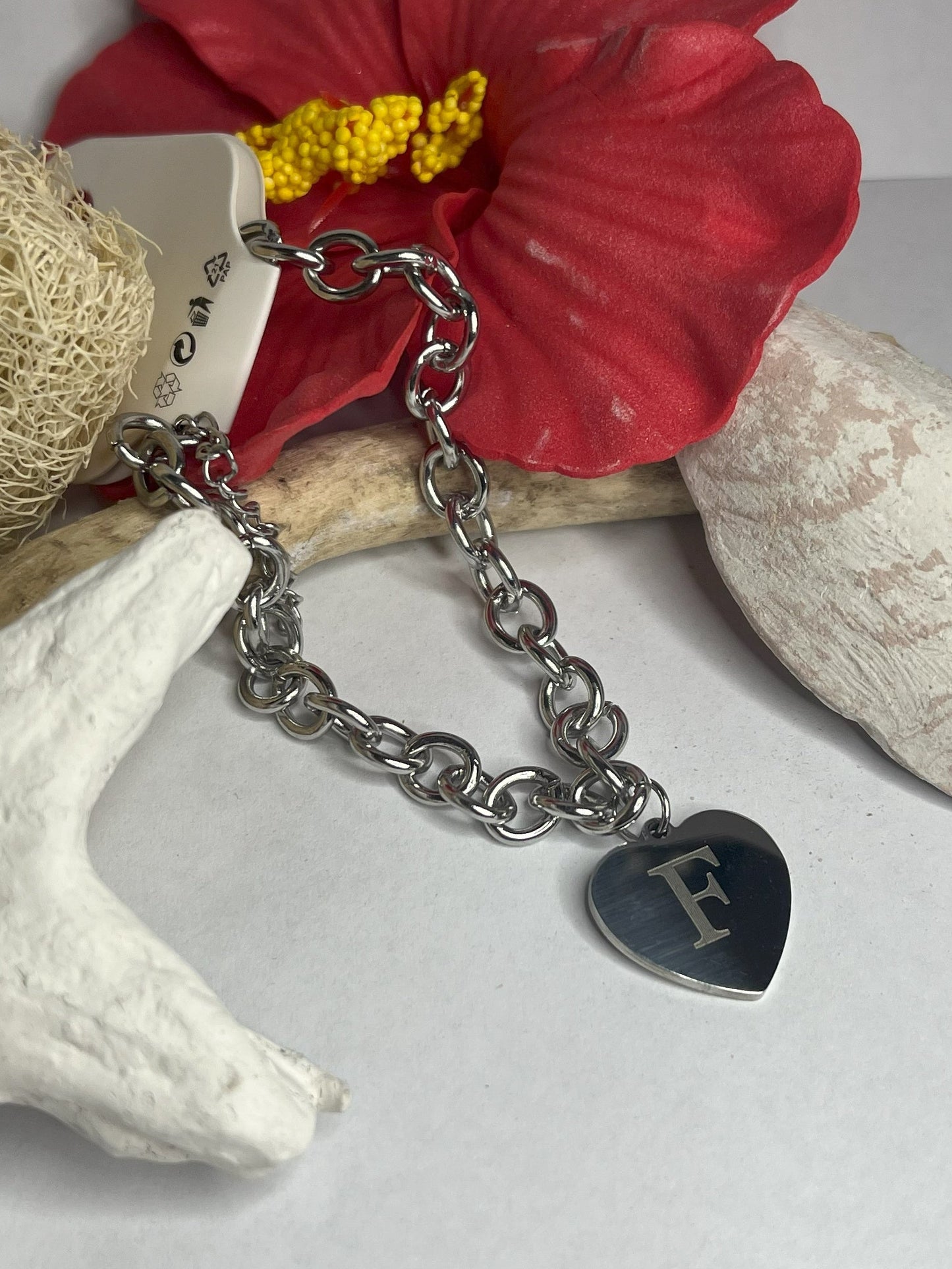 Bracciale Chain Heart Letter