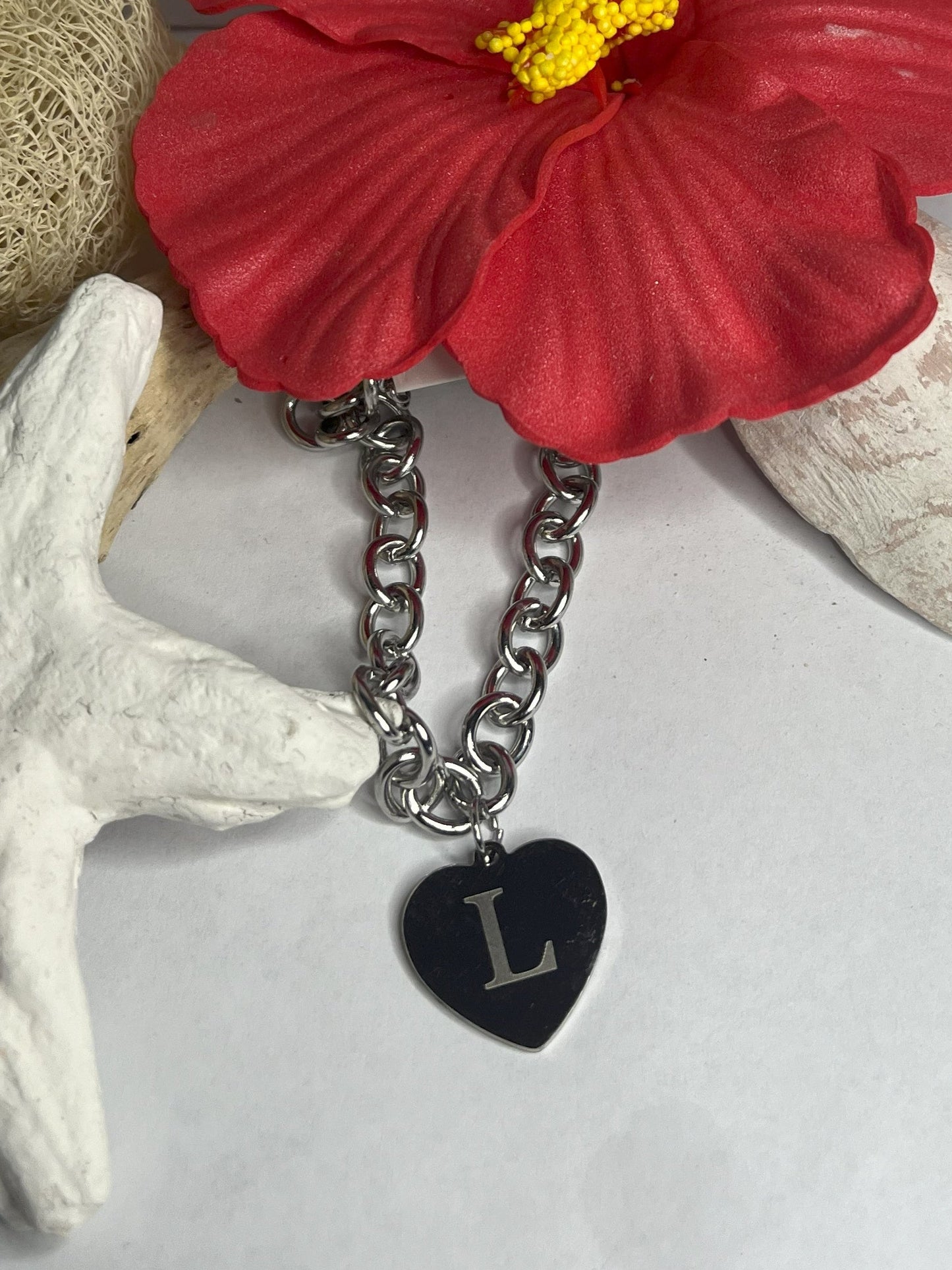 Bracciale Chain Heart Letter