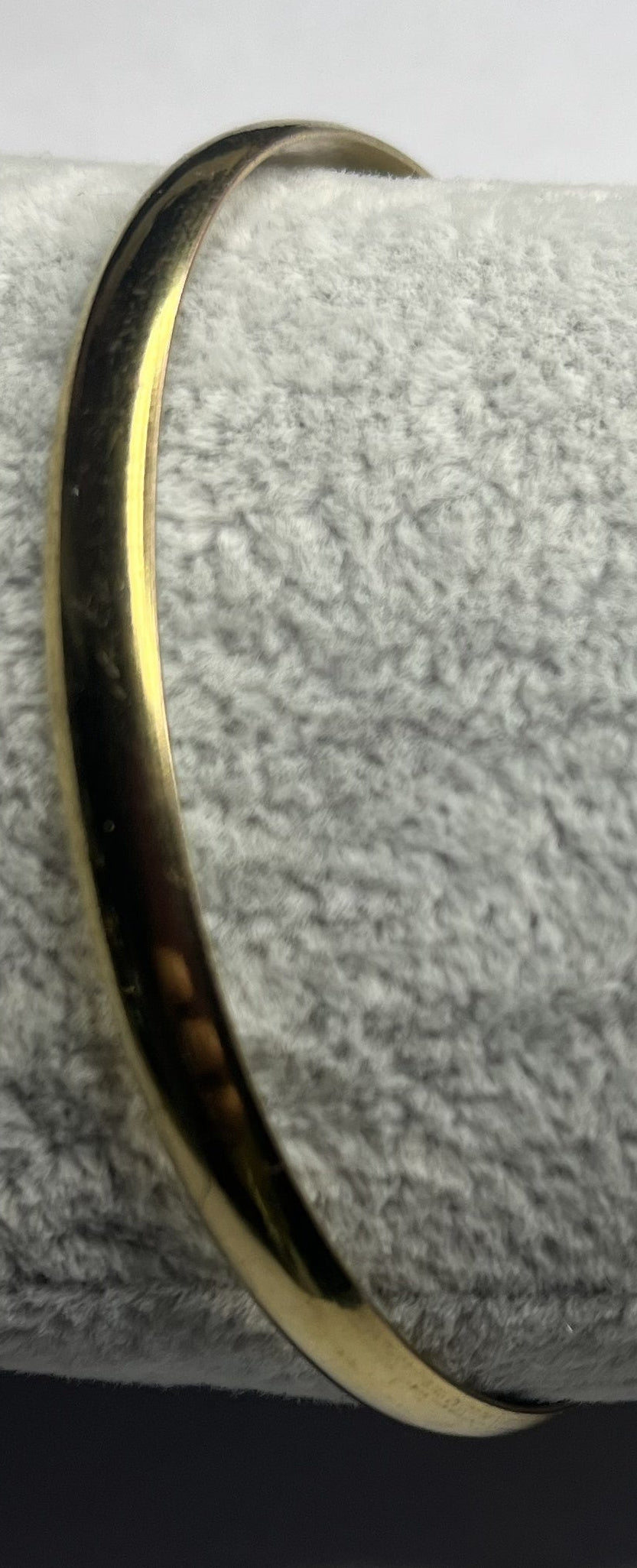 Bracciale Rigido Acciaio Placcato Oro Lucido
