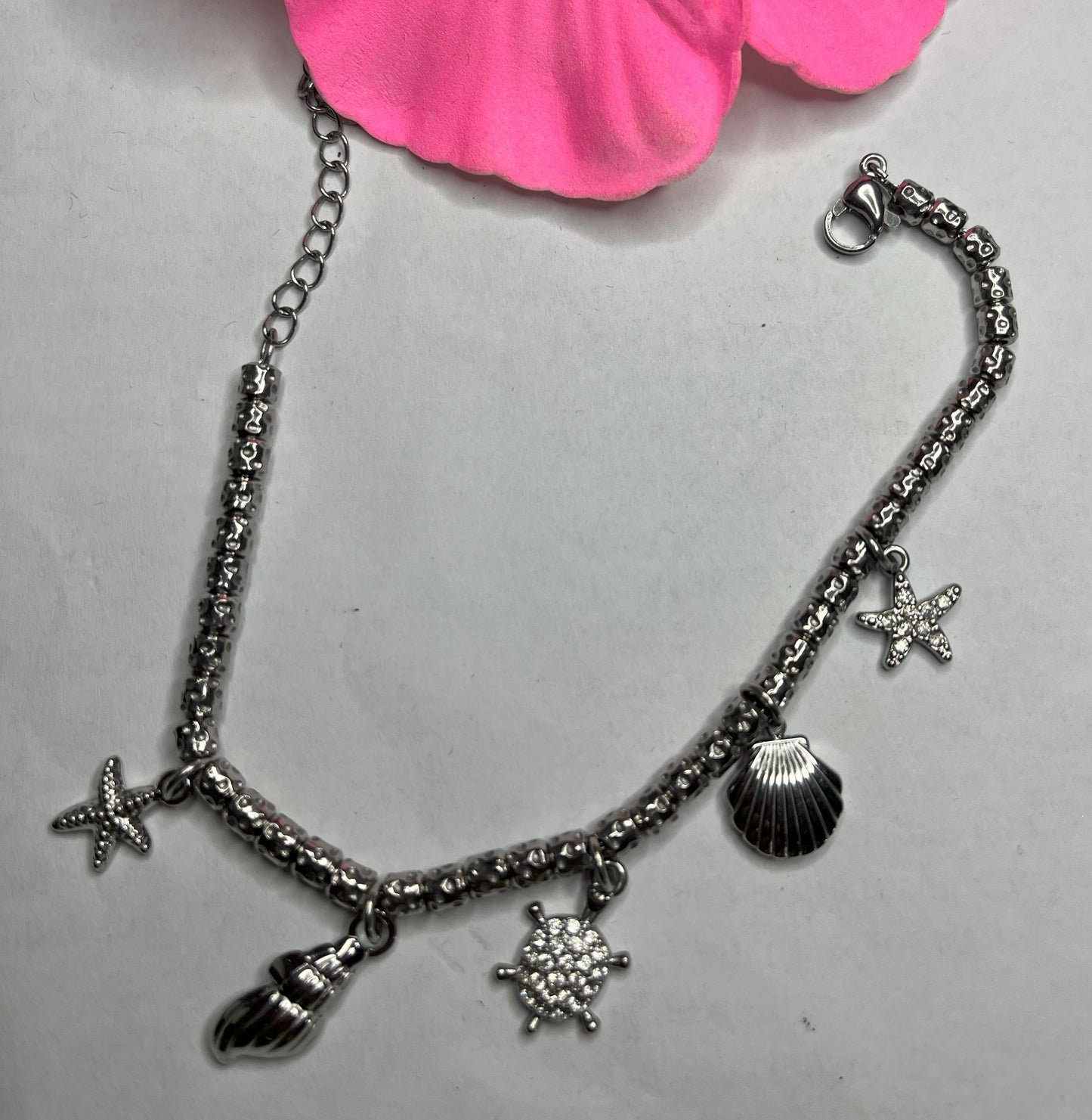 Braccialetto Pepite Argento con Charms Stella