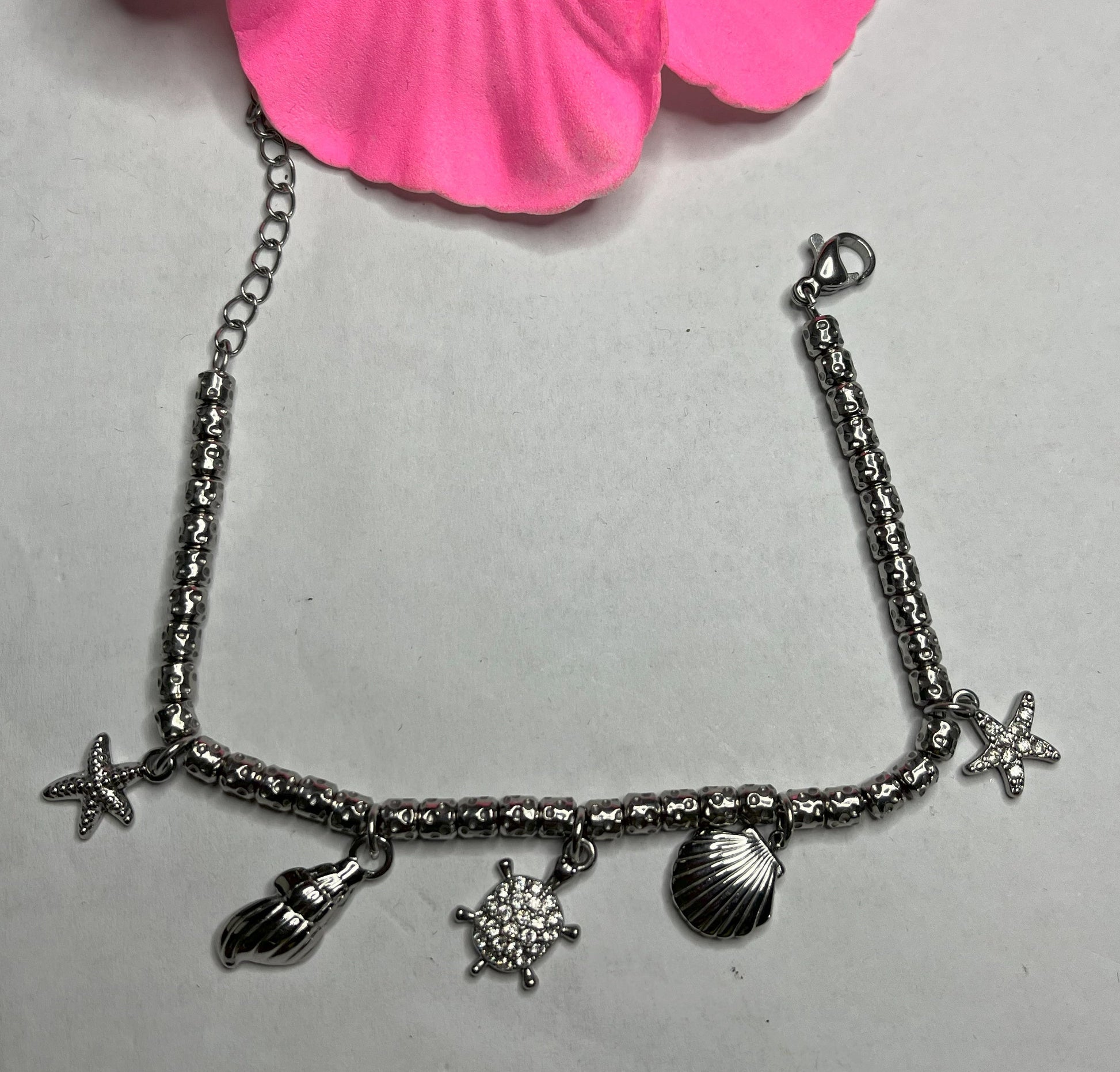 Braccialetto Pepite Argento con Charms Stella