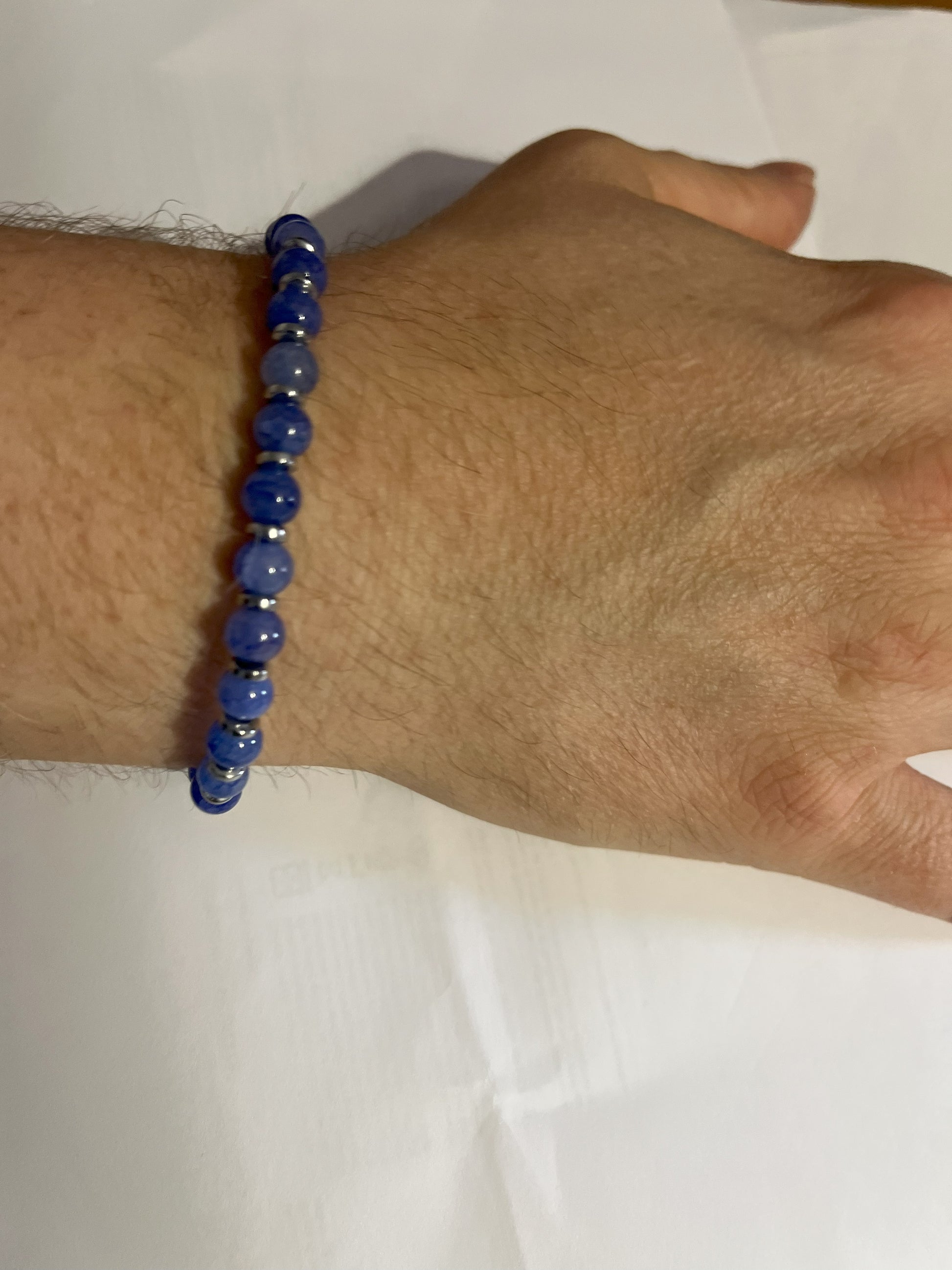 Braccialetto Serenity varietà Oceano - tonalità blu che richiama la profondità del mare.