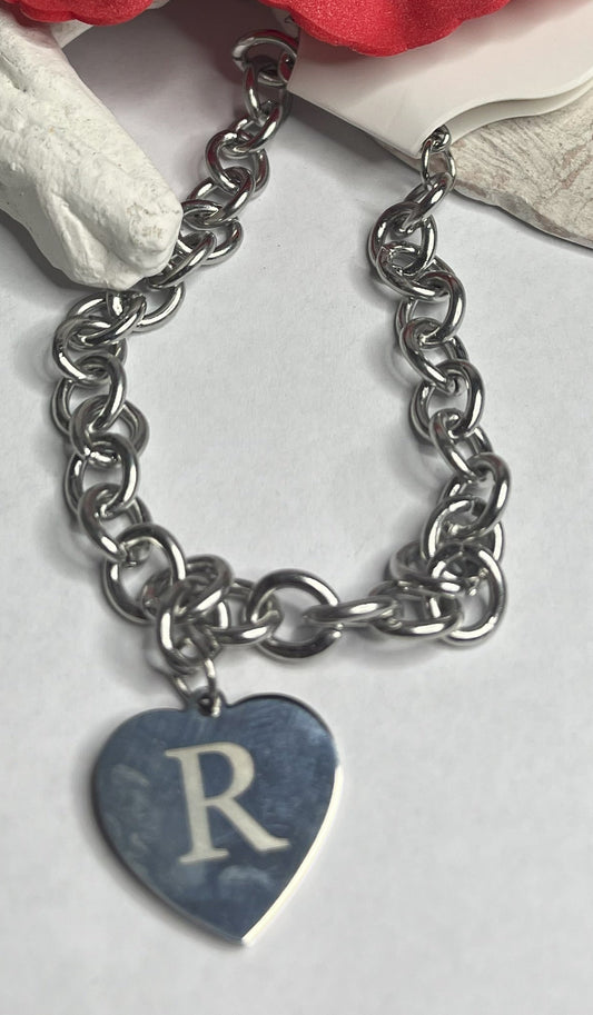 Bracciale Chain Heart Letter