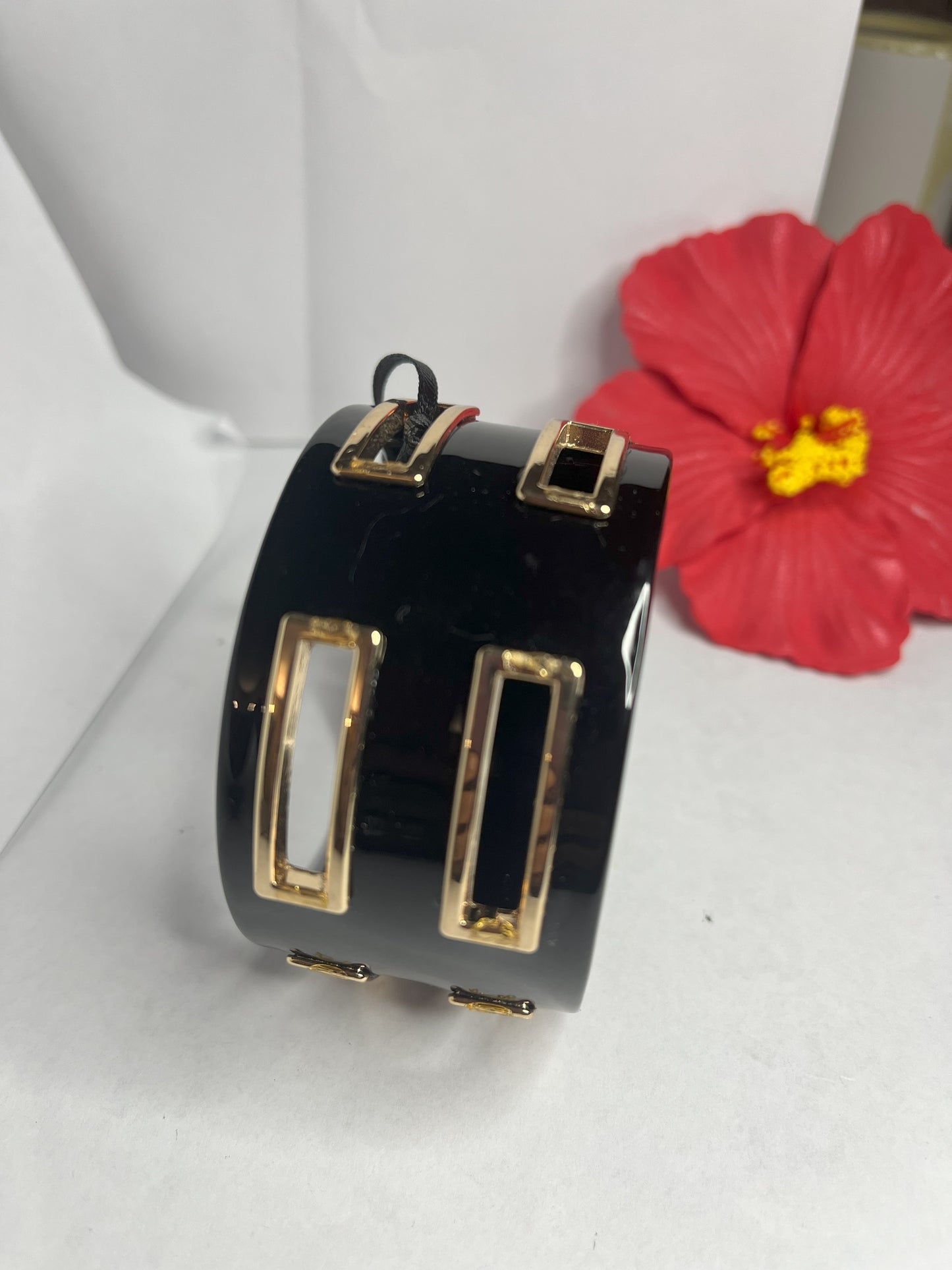 Bracciale Golden Fusion - Rigido con Inserti Placcati Oro